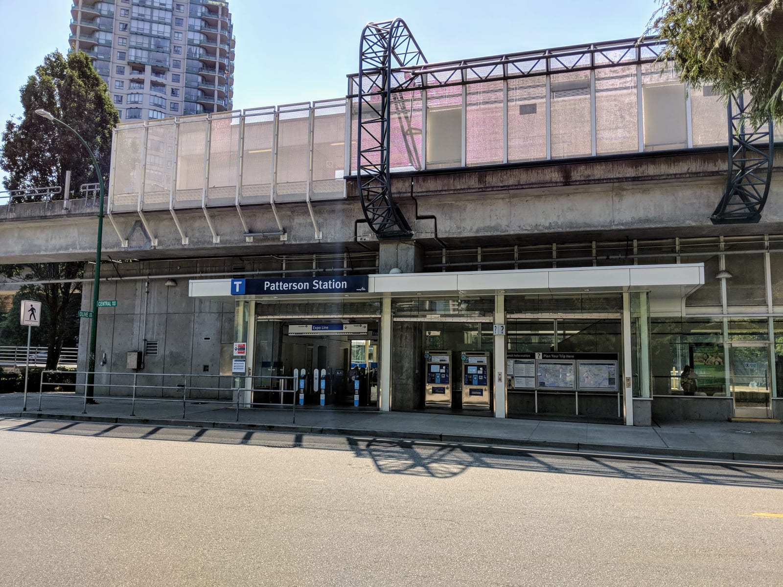The Pioneer on the Station Sign